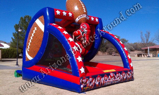 Inflatable Football Throw game Rental AZ